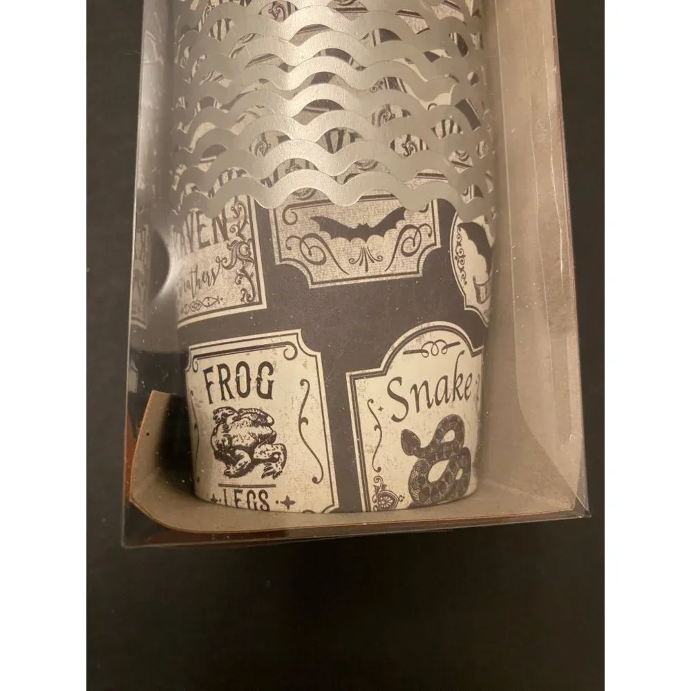 Halloween Party Decor Set For 30 Guests - Plates Napkins Sign Bowls Apothecary